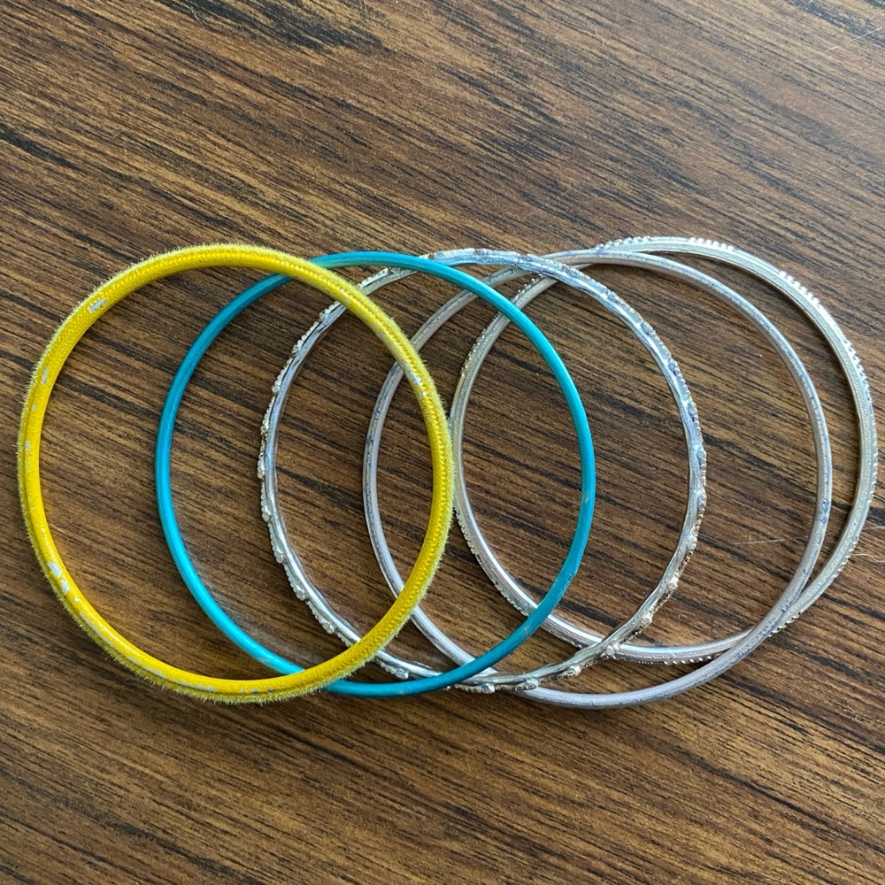 Colorful Bangle Bracelet Set